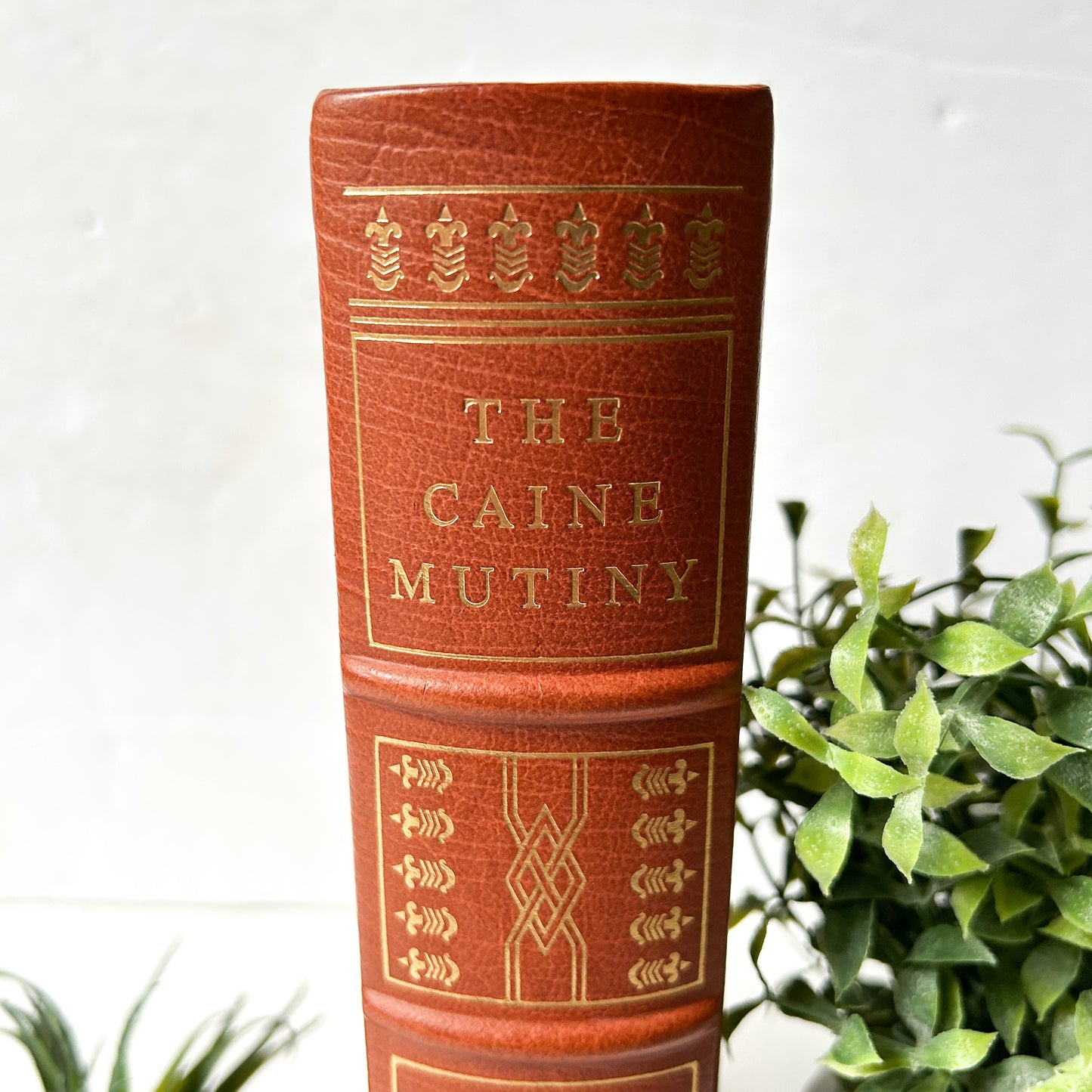 The Caine Mutiny Signed by Herman Wouk, The Franklin Library Limited Edition, Vintage from 1977