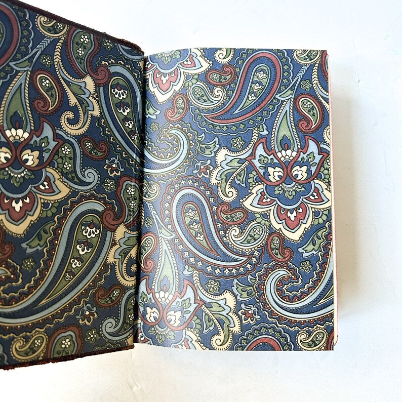 Poems of Robert Browning, antique leatherbound hardcover book