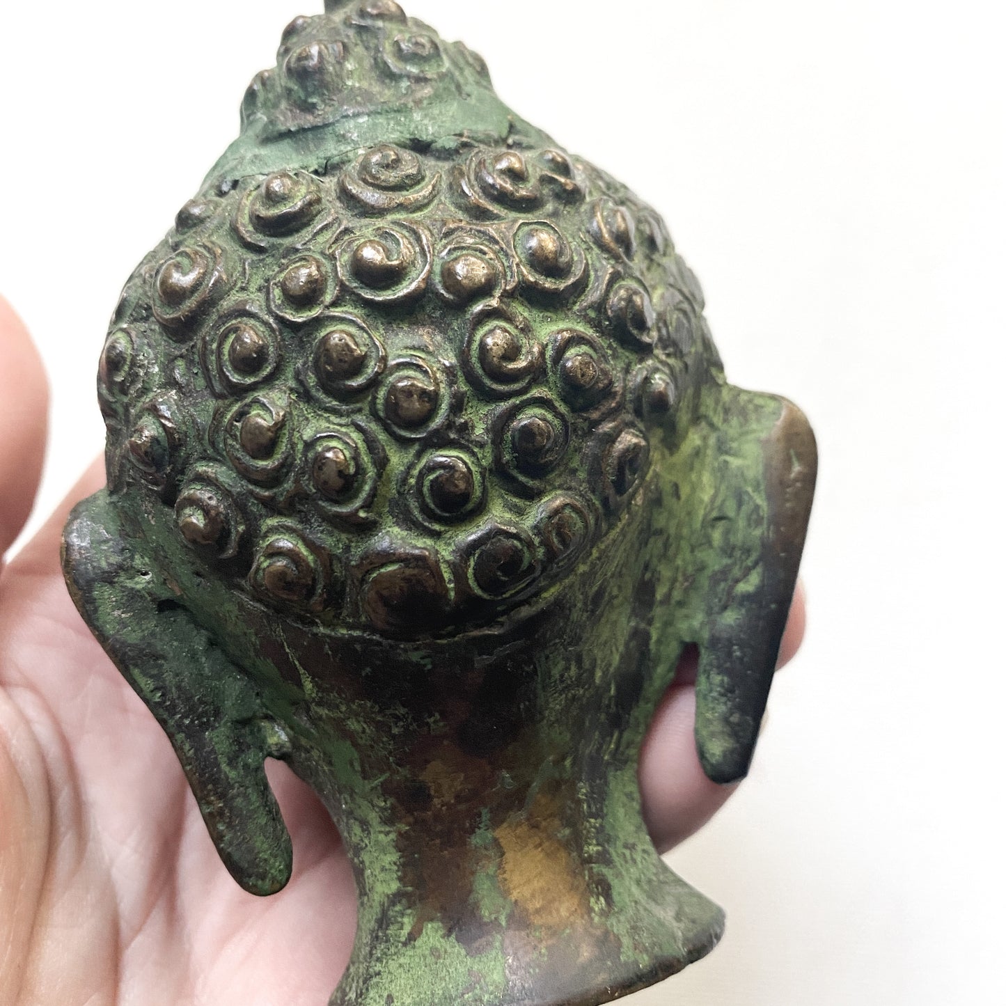 Antique Bronze Buddha Bust