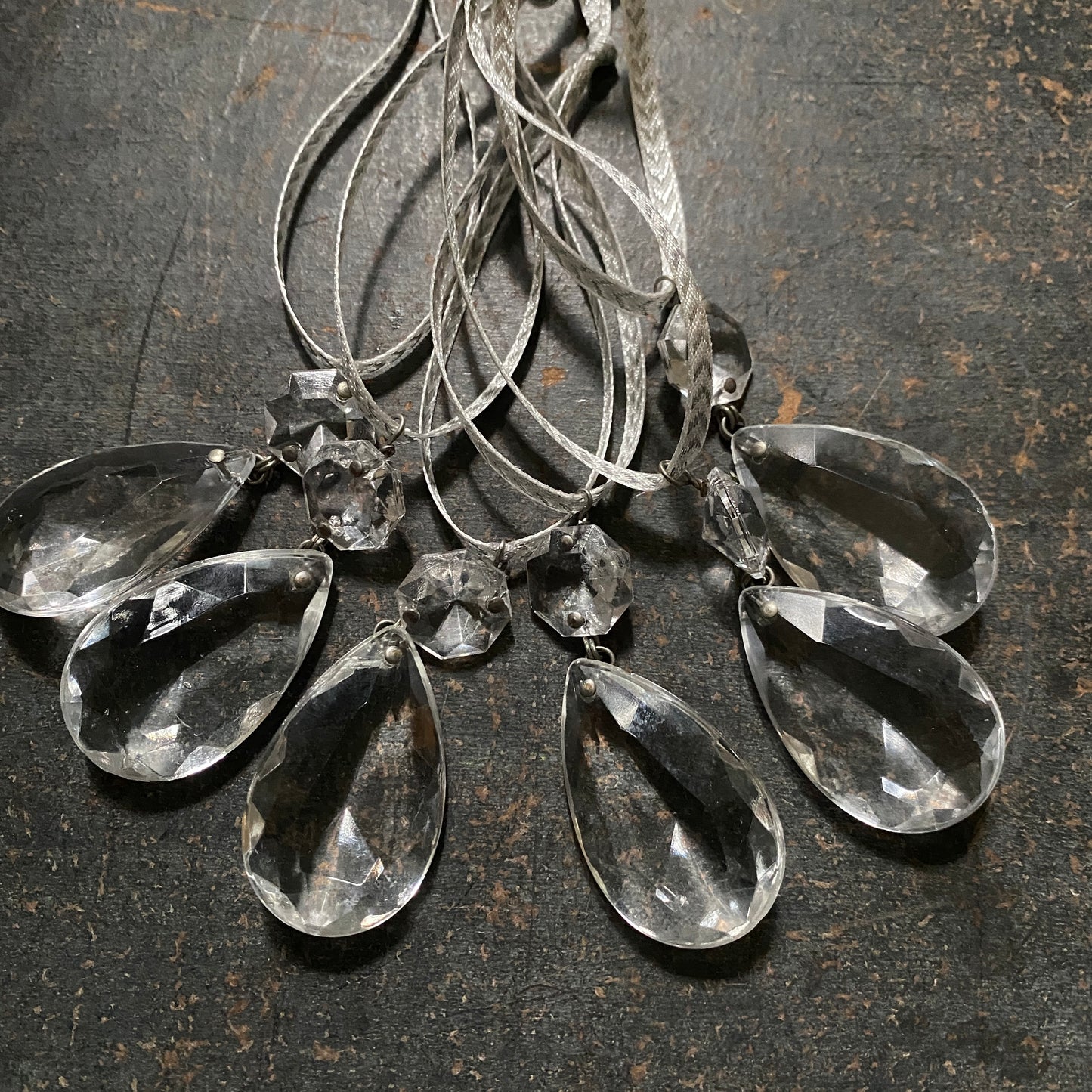 Vintage Chandelier Crystal Ornaments