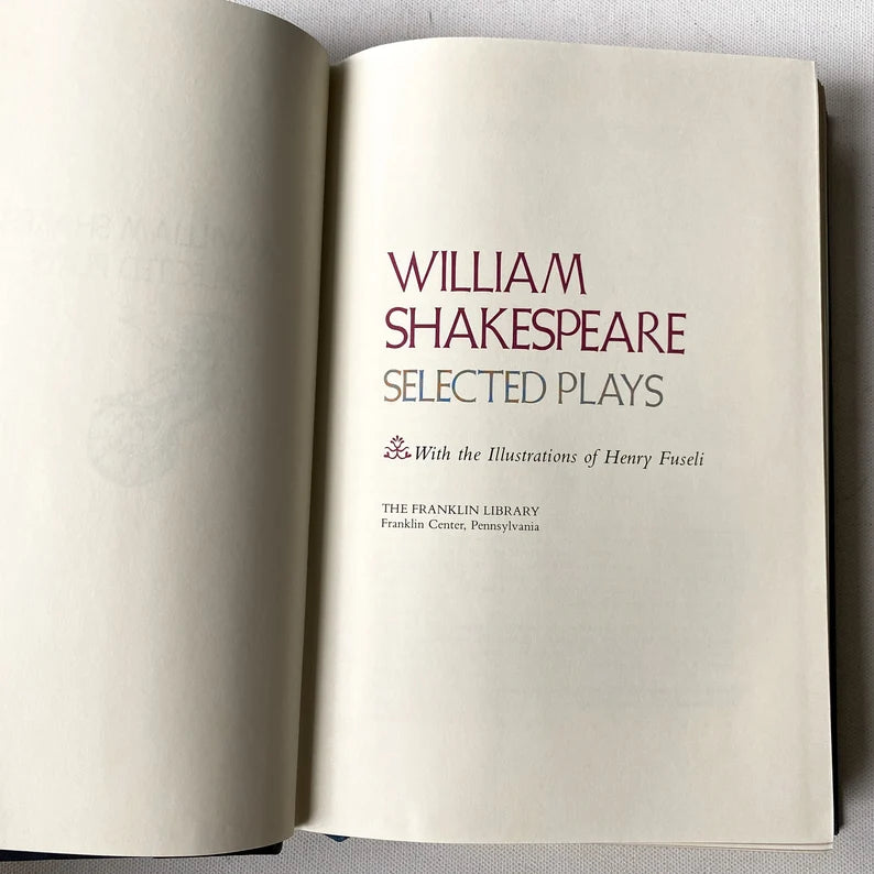 Vintage William Shakespeare Selected Plays