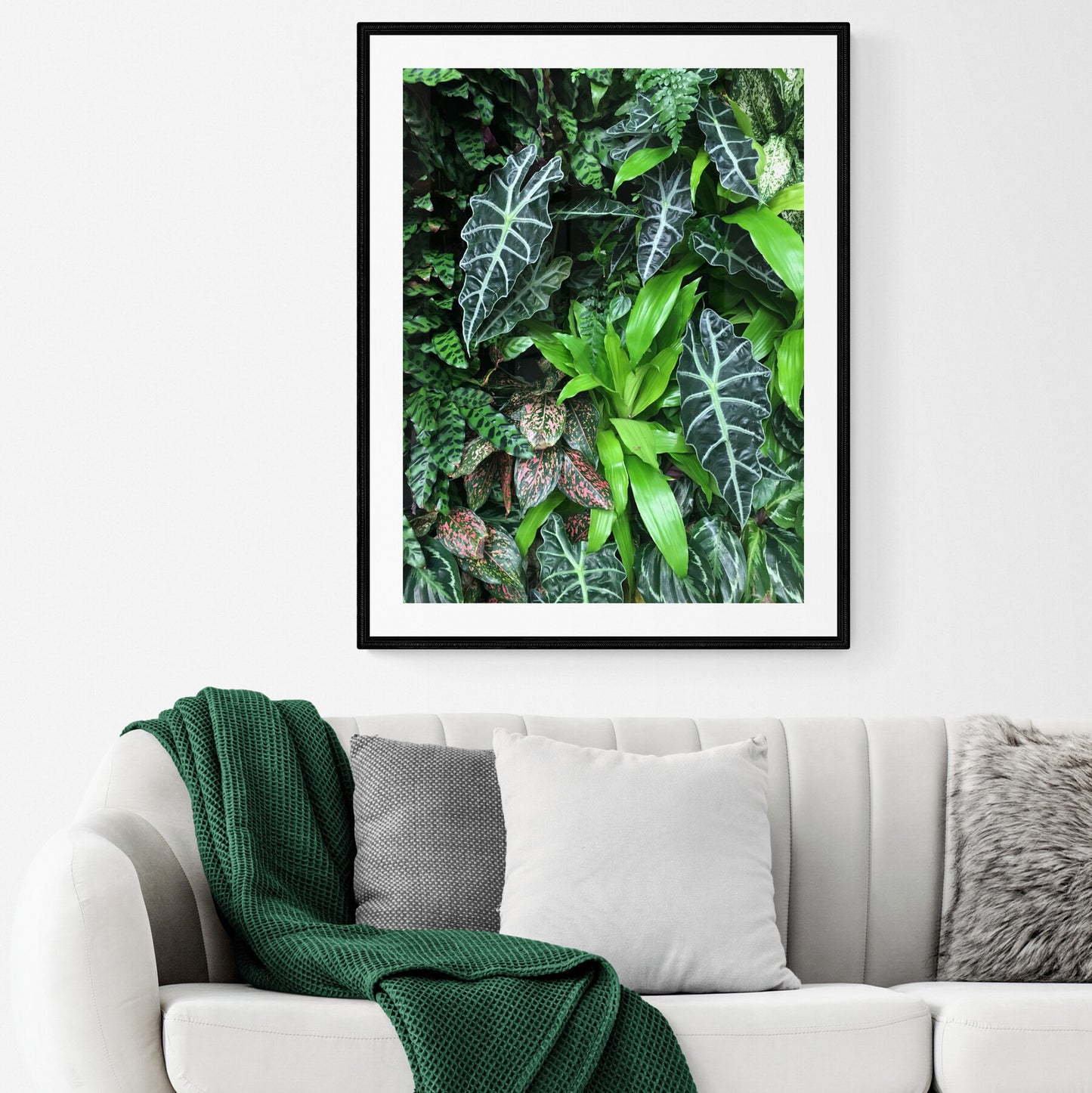 "Bring the Outdoors Inside", Plant Wall Photography, Tropical Greenery, Bohemian Style