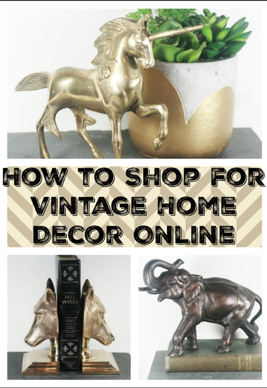 How to Shop Online for Vintage Home Decor