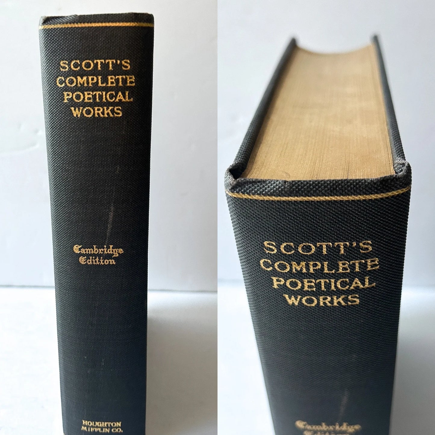 Antique Book, The Complete poetical Works of Sir Walter Scott
