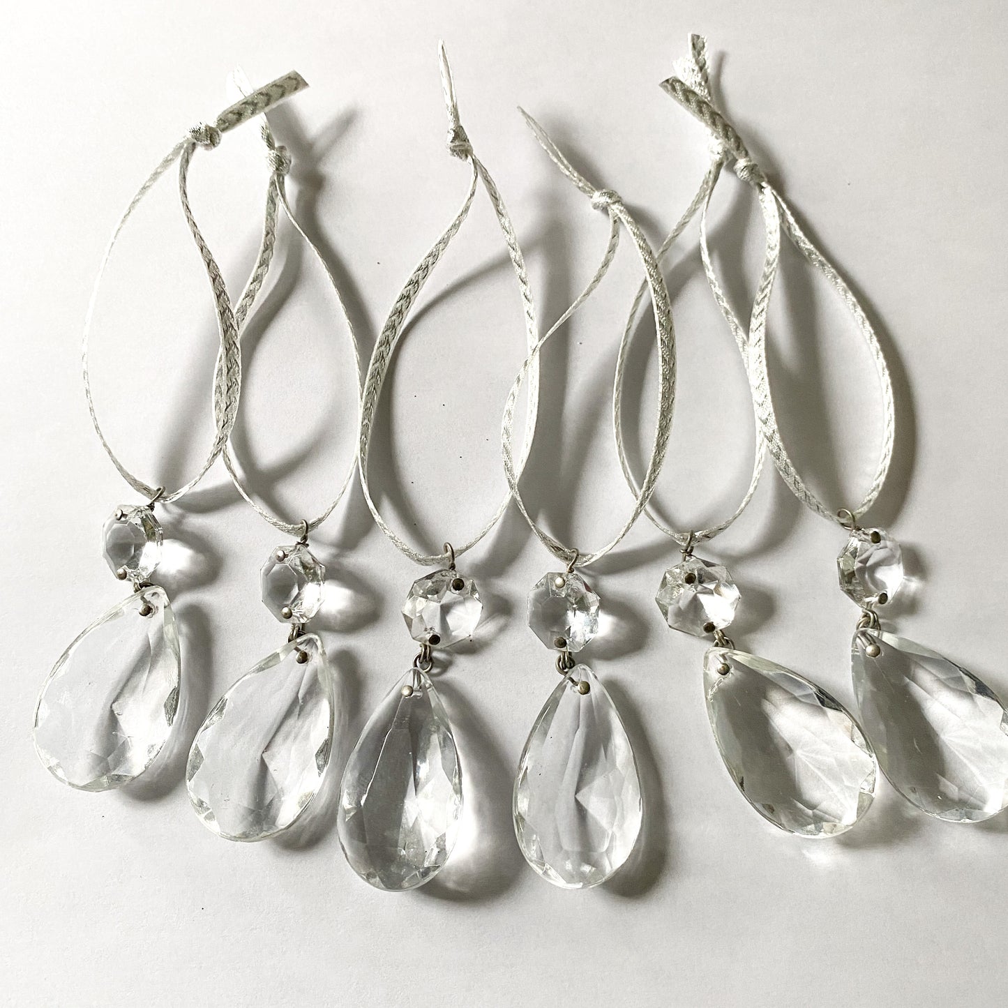Vintage Chandelier Crystal Ornaments