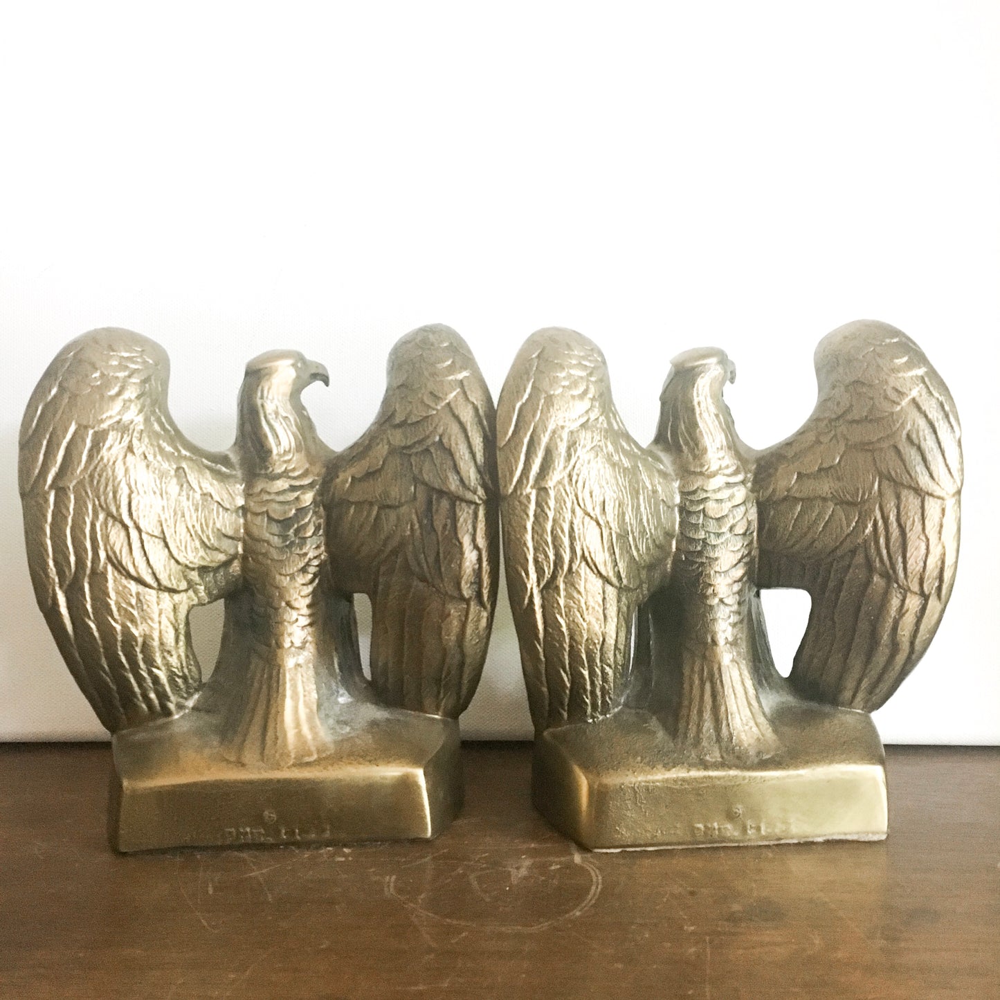 Vintage Eagle Bookends - 1776 PM Craftsman