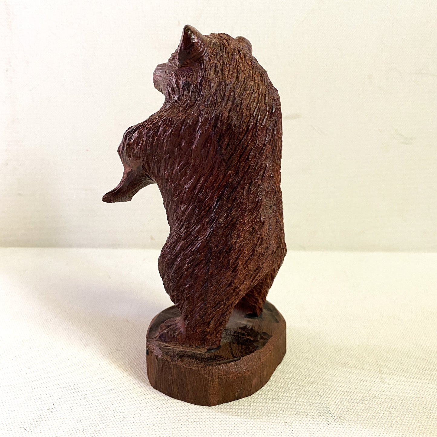 Vintage Ironwood Bear Sculpture