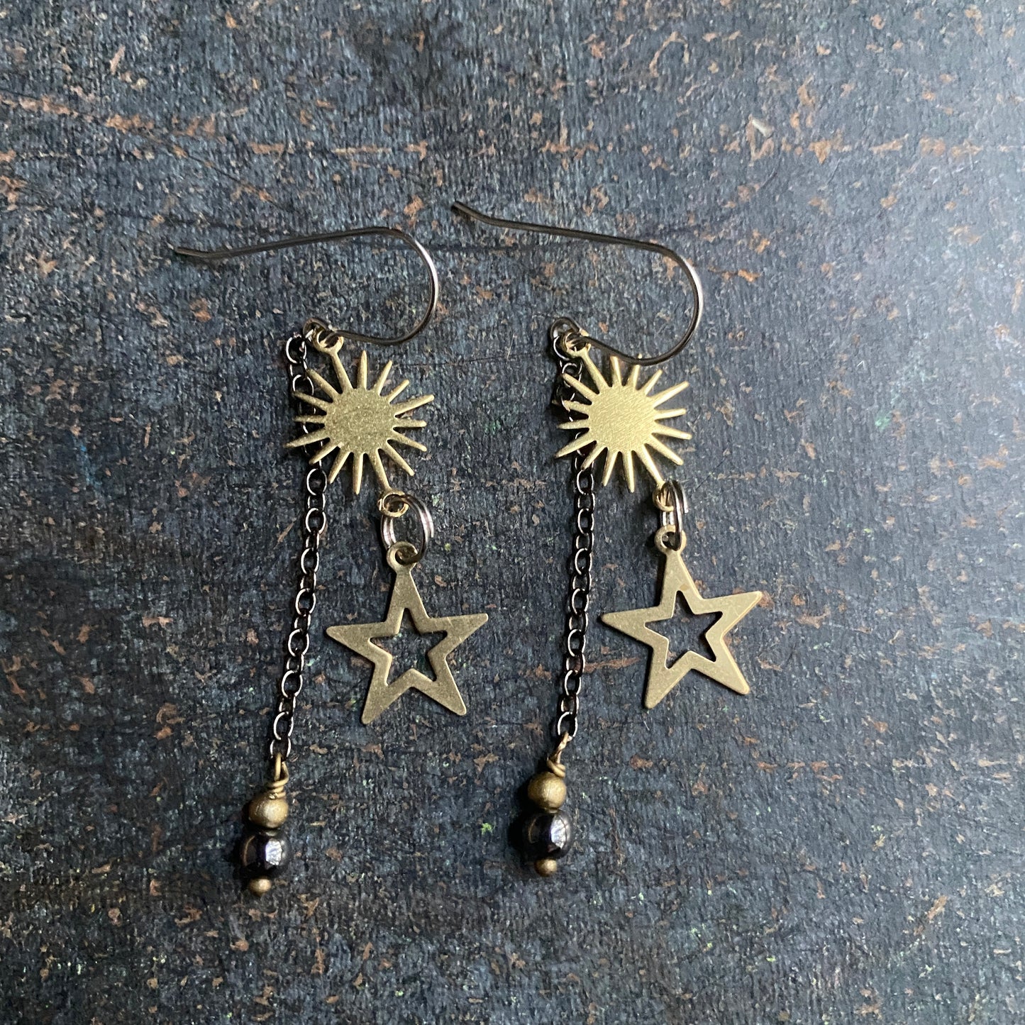 Shooting Star Earrings, Celestial Style Jewelry