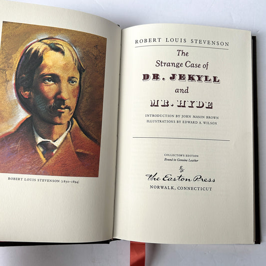 The Strange Case of Dr. Jekyll and Mr. Hyde, vintage Easton Press book, Robert Louis Stevenson