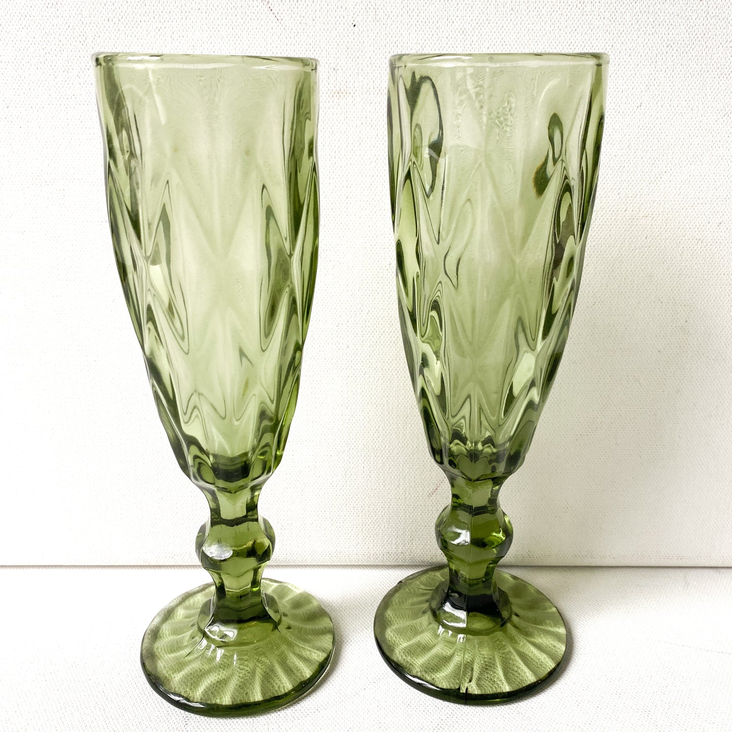Vintage Jewel Tone Glass Set, Mix and Match Glasses,Champagne Flutes,  Goblets, Colorful Tablescape, Party Decor,