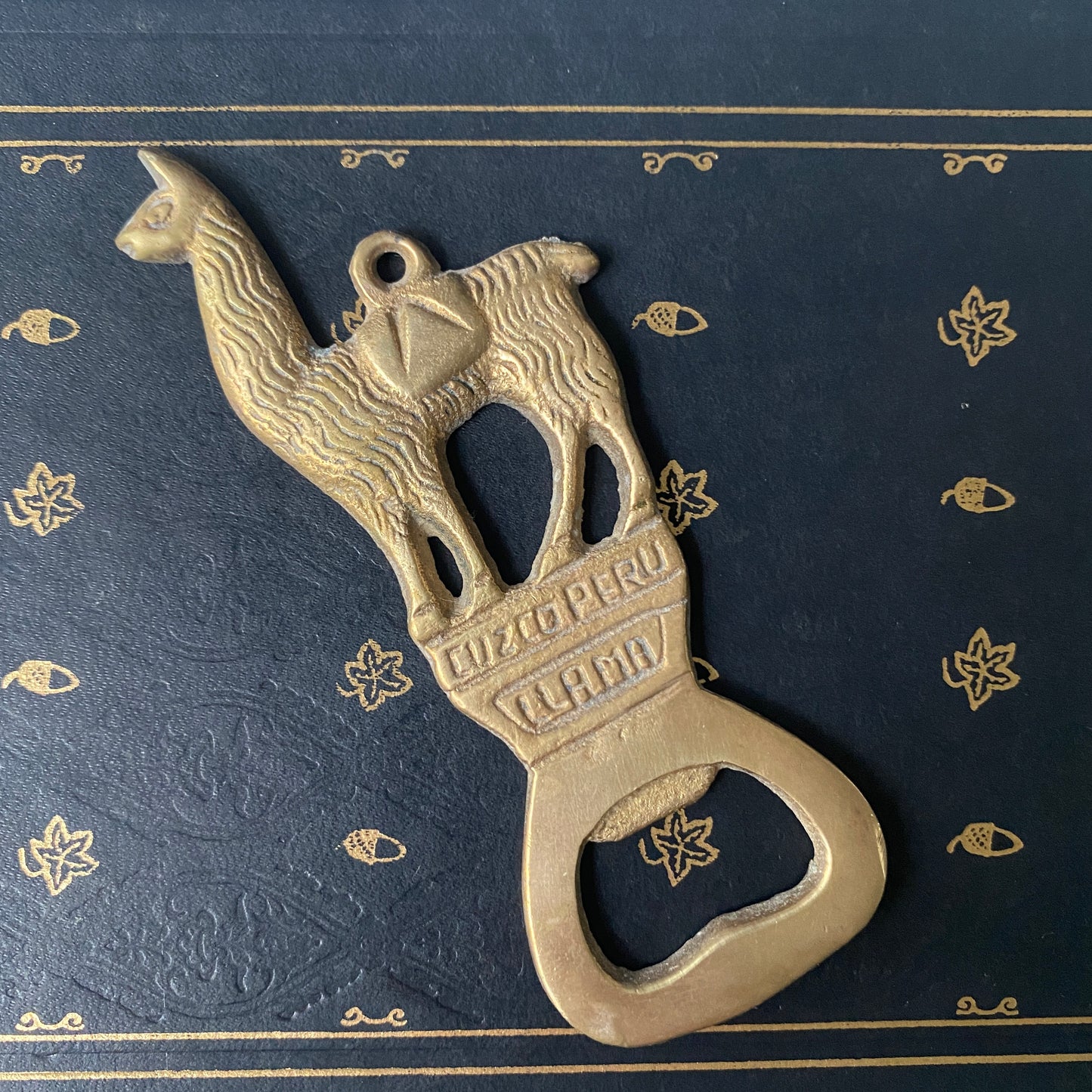Vintage Brass Llama Bottle Opener