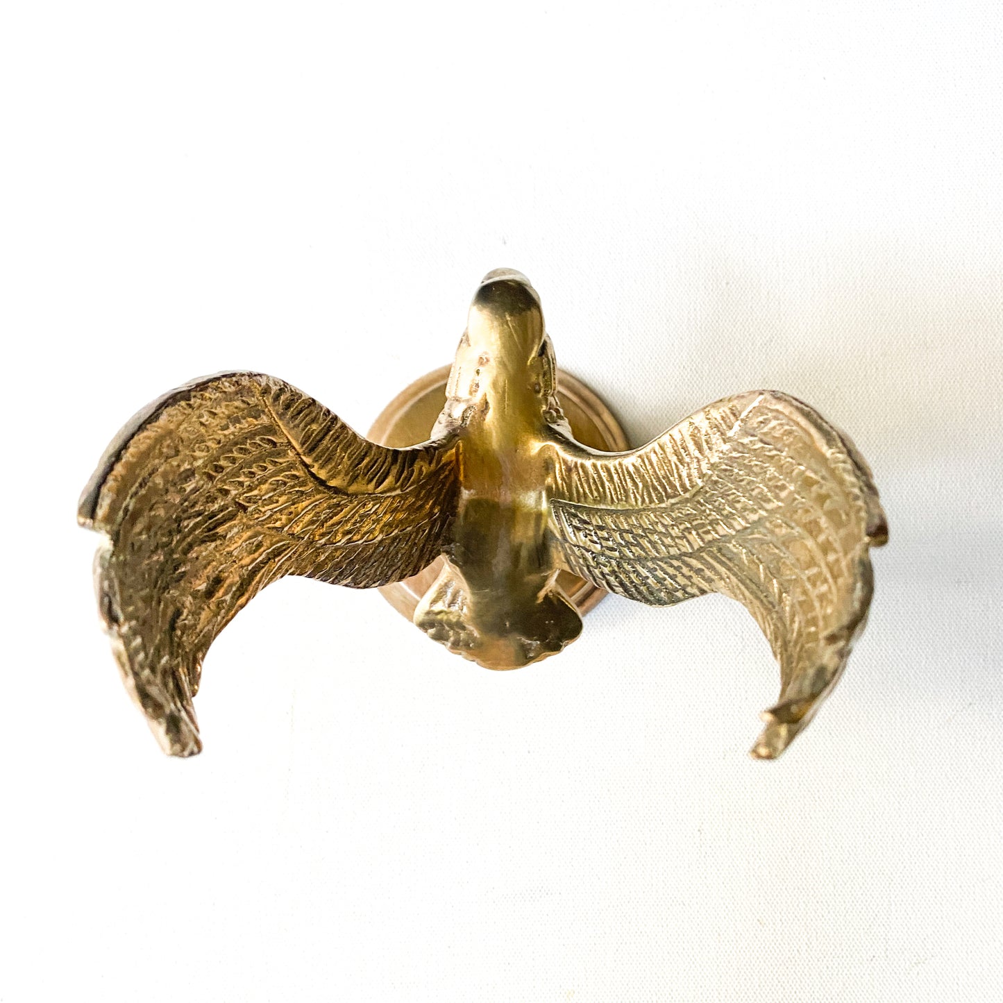 Vintage brass eagle sculpture