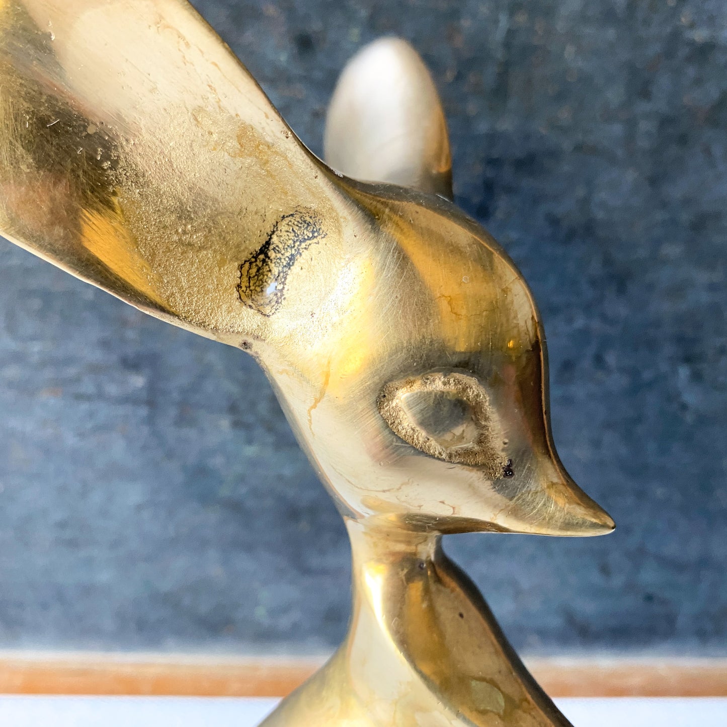 Vintage Brass Mouse Figurine