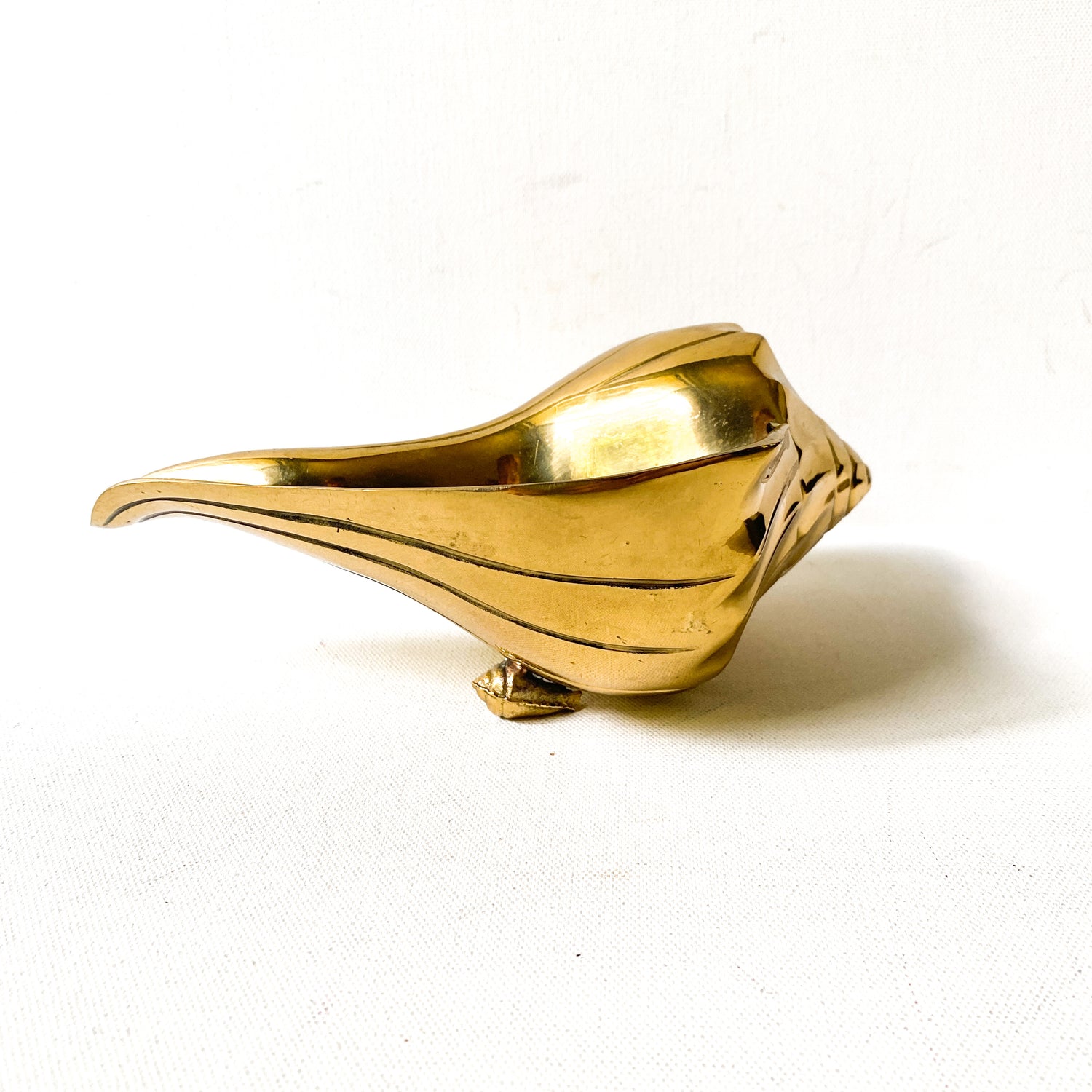 Vintage Brass Conch Shell Planter – valerietylercollection