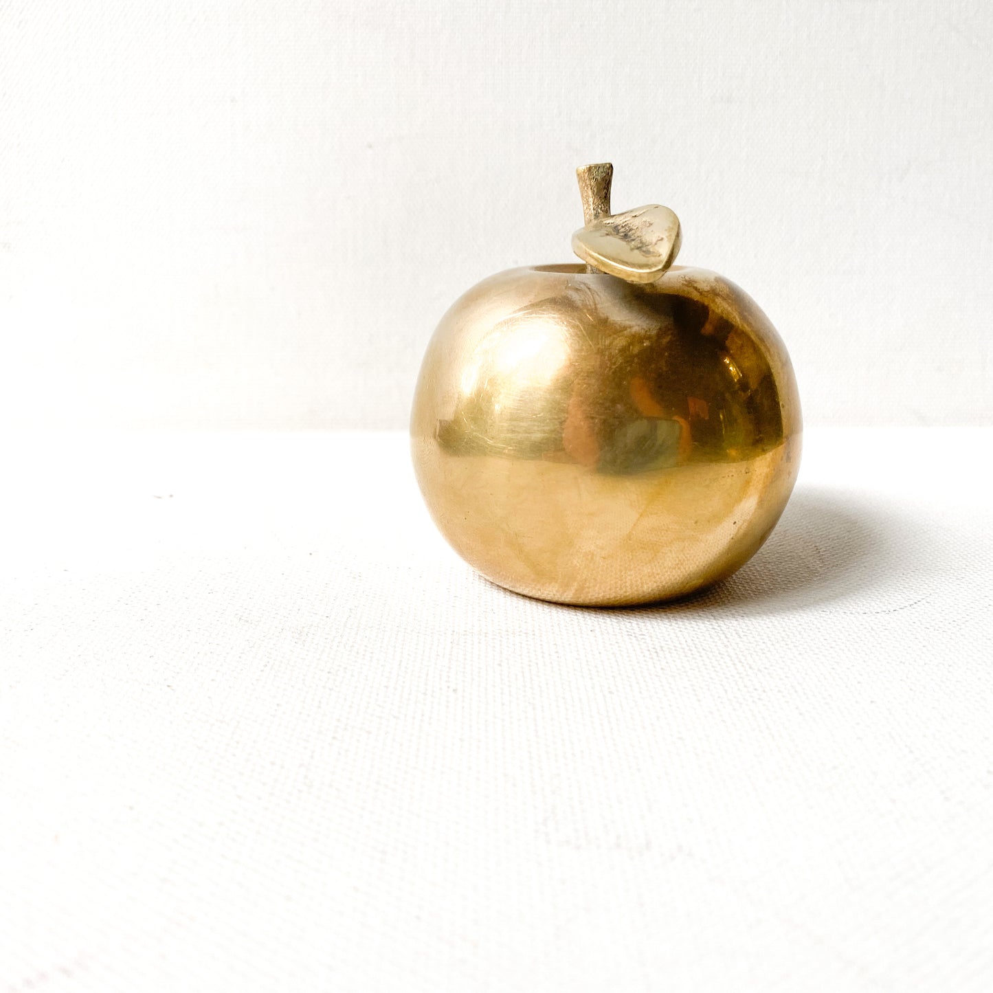 Vintage brass apple bell
