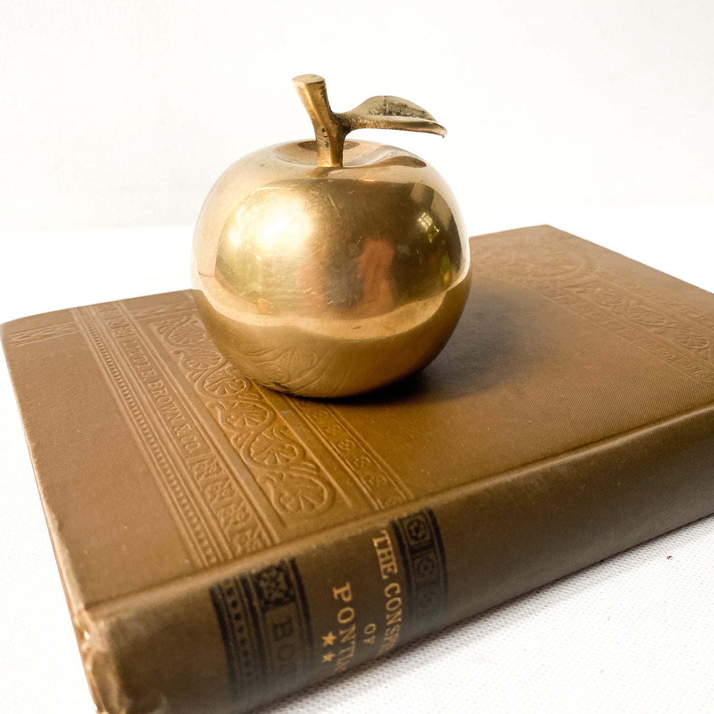 Vintage brass apple bell