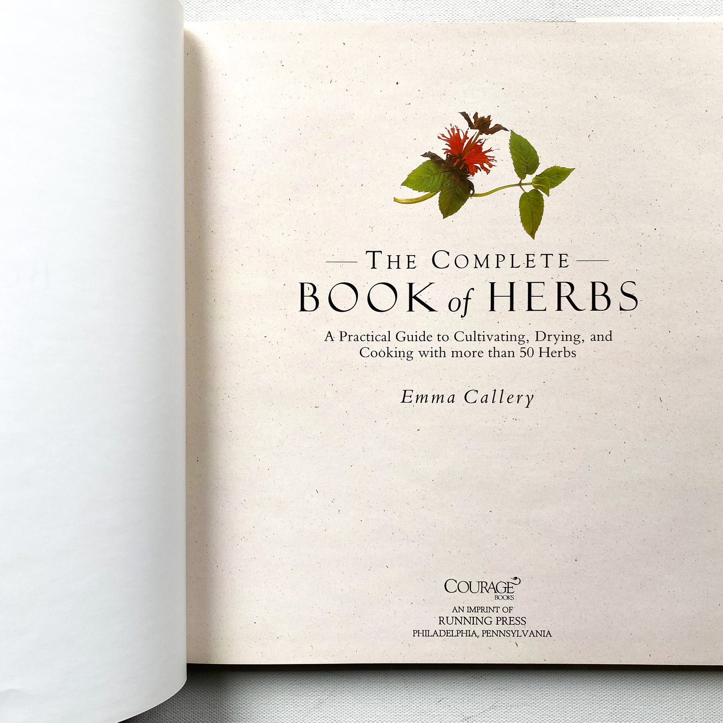 The Complete Book of Herbs, Vintage Garden Reference Coffee Table Book