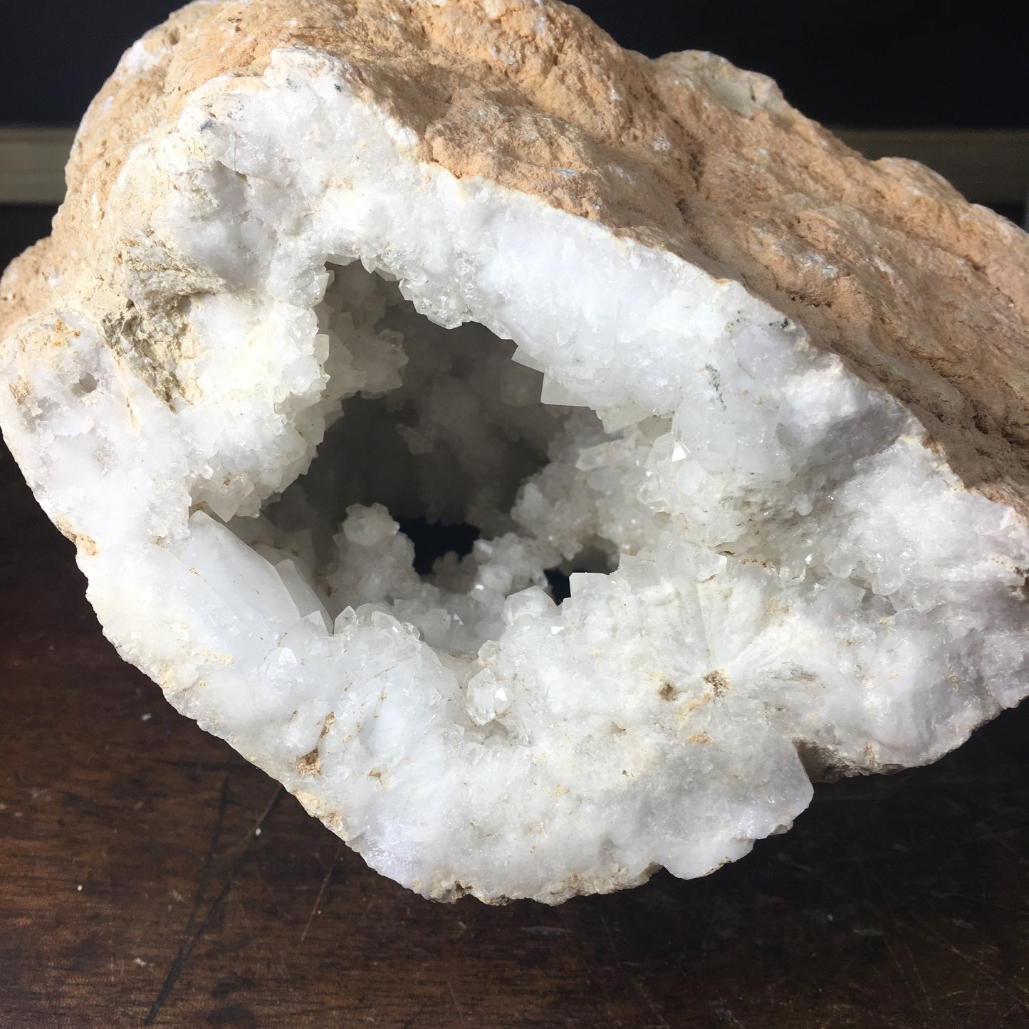 Large White Geode Natural Specimen