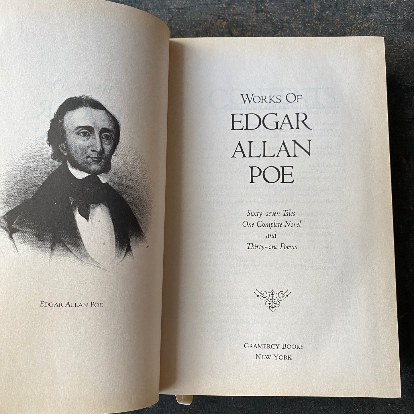 Vintage Selected Works of Edgar Allan Poe, Gramercy Books Edition