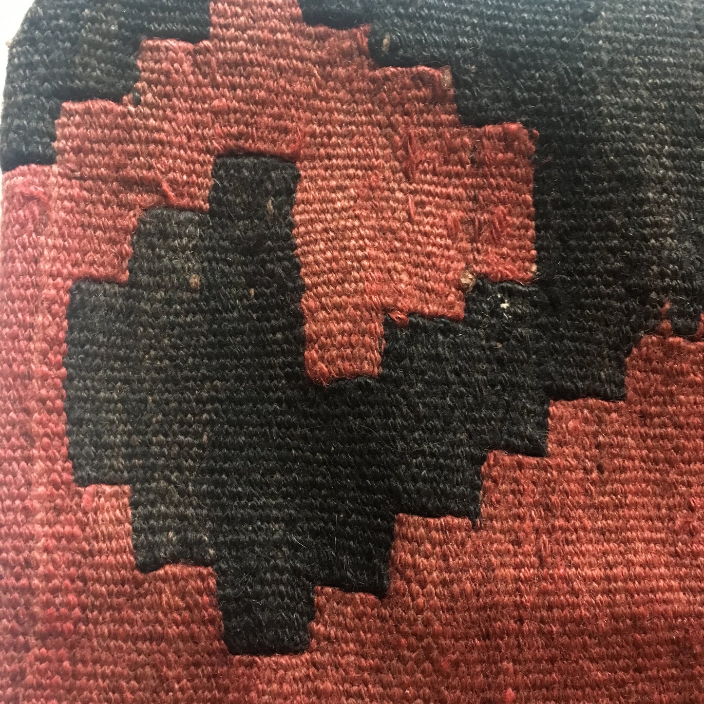 Vintage Kilim Pillow - steps pattern