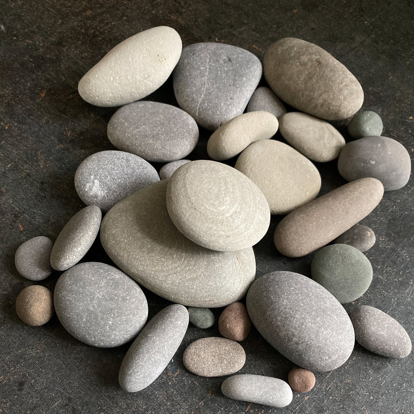 Zen Meditation Rock Collection, for crafts, photography or painting