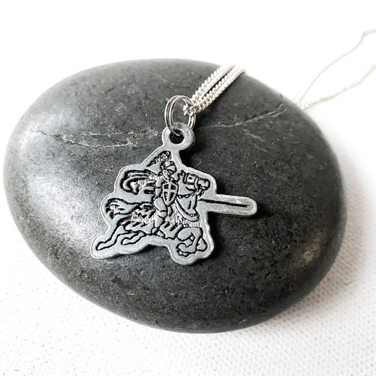 Nordonia Knight on Horse Necklace