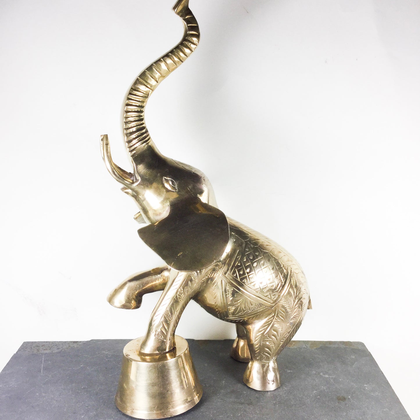 Brass Elephant Statue - very detailed