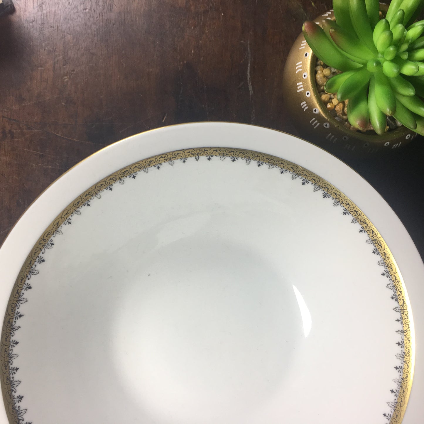 Vintage Chodziez Porcelain Serving Bowl