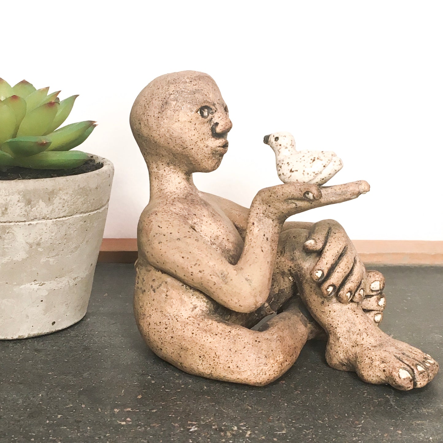 Studio Pottery Sculptural Figurine