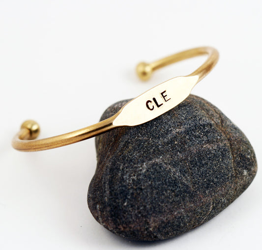 Cleveland Jewelry CLE Cuff Bracelet