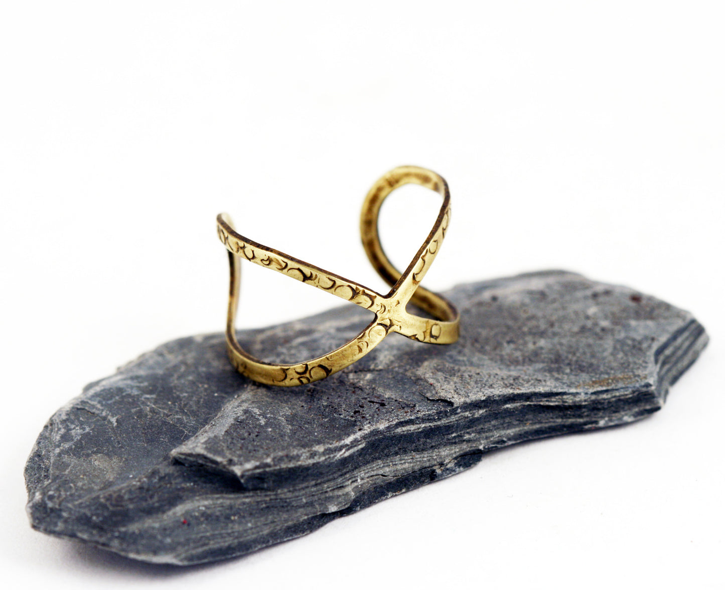 Adjustable Brass Ring The Infinity Ring