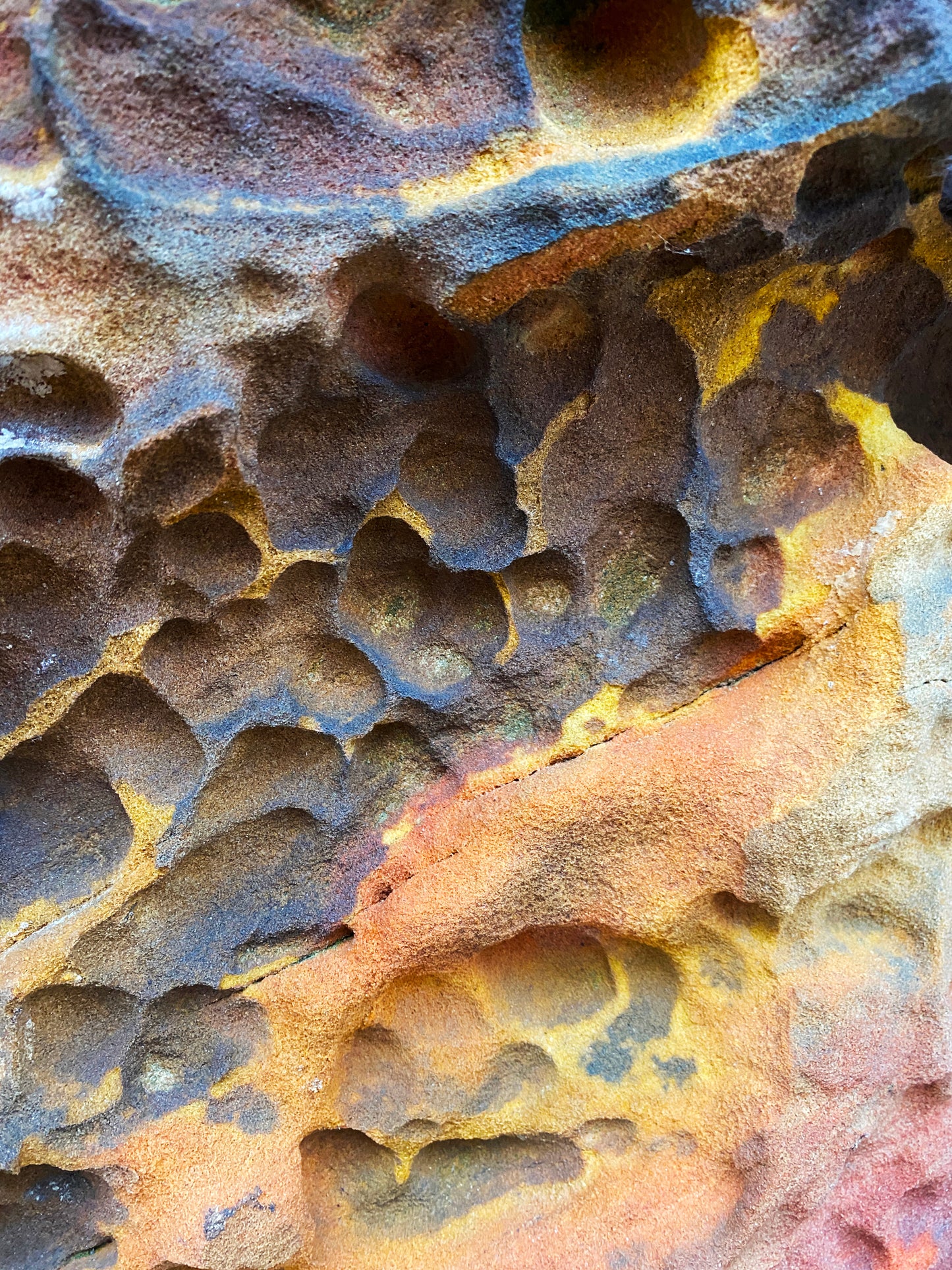 Colorful World, Nature Wall Art, Rock Ledges Photograph